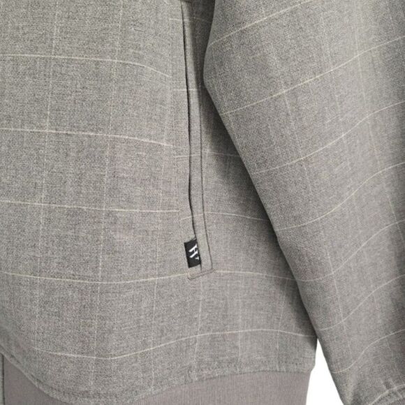 Houston White Men's Classic Gray Bomber Jacket - Picture 3 of 4